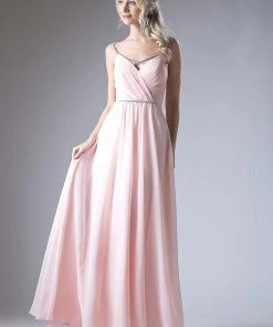 Long Sweetheart Chiffon Dress By Cinderella Divine CH522