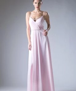 Long Sweetheart Chiffon Dress By Cinderella Divine CH522