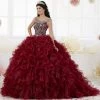 Ruffled Cap Sleeve Quinceanera Dress By House Of Wu 26897 Quinceañera