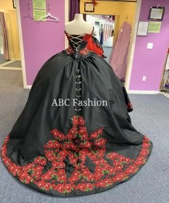 Quinceañera Ruffled Charro Quince Dress By Ragazza Fashion M25-125