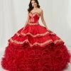 LA Glitter By House Of Wu Ruffled Charro Quinceanera Dress By LA Glitter 24084