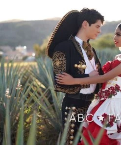 Quinceañera Ruffled Charro Quince Dress By Ragazza Fashion M25-125