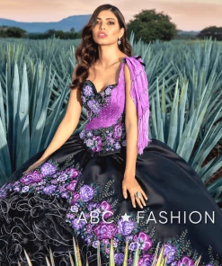 Ragazza Fashion Ruffled Charro Quinceanera Dress By Ragazza M32-132