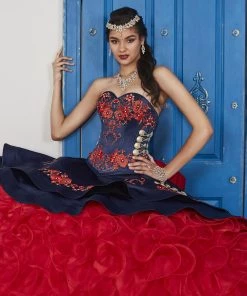 LA Glitter By House Of Wu Ruffled Floral Charro Dress By House Of Wu LA Glitter 24037 Quinceañera 12 LA Glitter By House Of Wu Ruffled Floral Charro Dress By House Of Wu LA Glitter 24037 Quinceañera