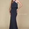 Prom Ruffled Long Halter Dress With Train By Nox Anabel Q132 1 Prom Ruffled Long Halter Dress With Train By Nox Anabel Q132