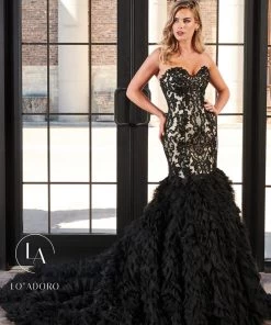 Lo Adoro By Mary's Bridal Ruffled Mermaid Bridal Gown By Mary's Bridal M712 Wedding Dresses