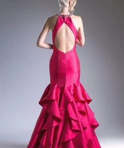 Ruffled Mikado Mermaid Dress By Cinderella Divine 83940 Prom 14 Ruffled Mikado Mermaid Dress By Cinderella Divine 83940 Prom