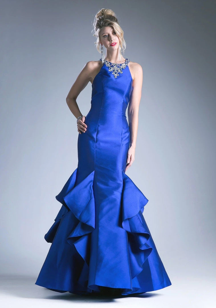 Ruffled Mikado Mermaid Dress By Cinderella Divine 83940 Prom 7 Ruffled Mikado Mermaid Dress By Cinderella Divine 83940 Prom