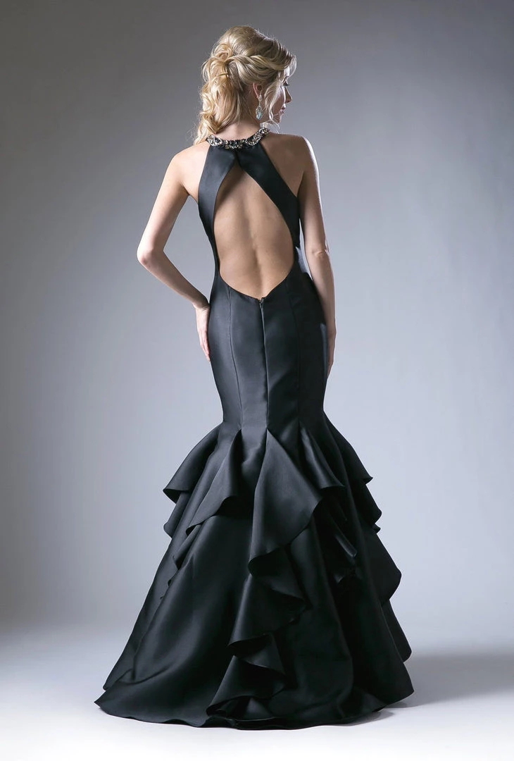 Ruffled Mikado Mermaid Dress By Cinderella Divine 83940 Prom 8 Ruffled Mikado Mermaid Dress By Cinderella Divine 83940 Prom