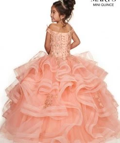 Ruffled Off Shoulder Quinceanera Dress By Mary's Bridal MQ2083 Quinceañera