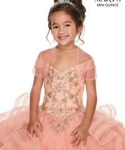 Ruffled Off Shoulder Quinceanera Dress By Mary's Bridal MQ2083 Quinceañera