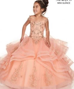 Ruffled Off Shoulder Quinceanera Dress By Mary's Bridal MQ2083 Quinceañera