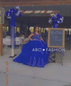 Ruffled Off Shoulder Quinceanera Dress By Mary's Bridal MQ2083 Quinceañera