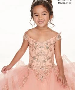 Ruffled Off Shoulder Quinceanera Dress By Mary's Bridal MQ2083 Quinceañera