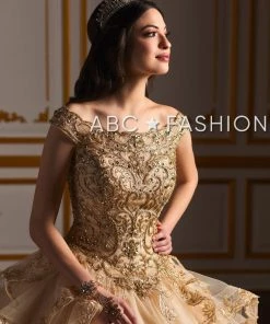 Ruffled Off The Shoulder Quinceanera Dress By House Of Wu 26929