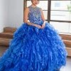 Calla Collection Quinceañera Ruffled Sleeveless Quinceanera Dress By Calla KY71212X