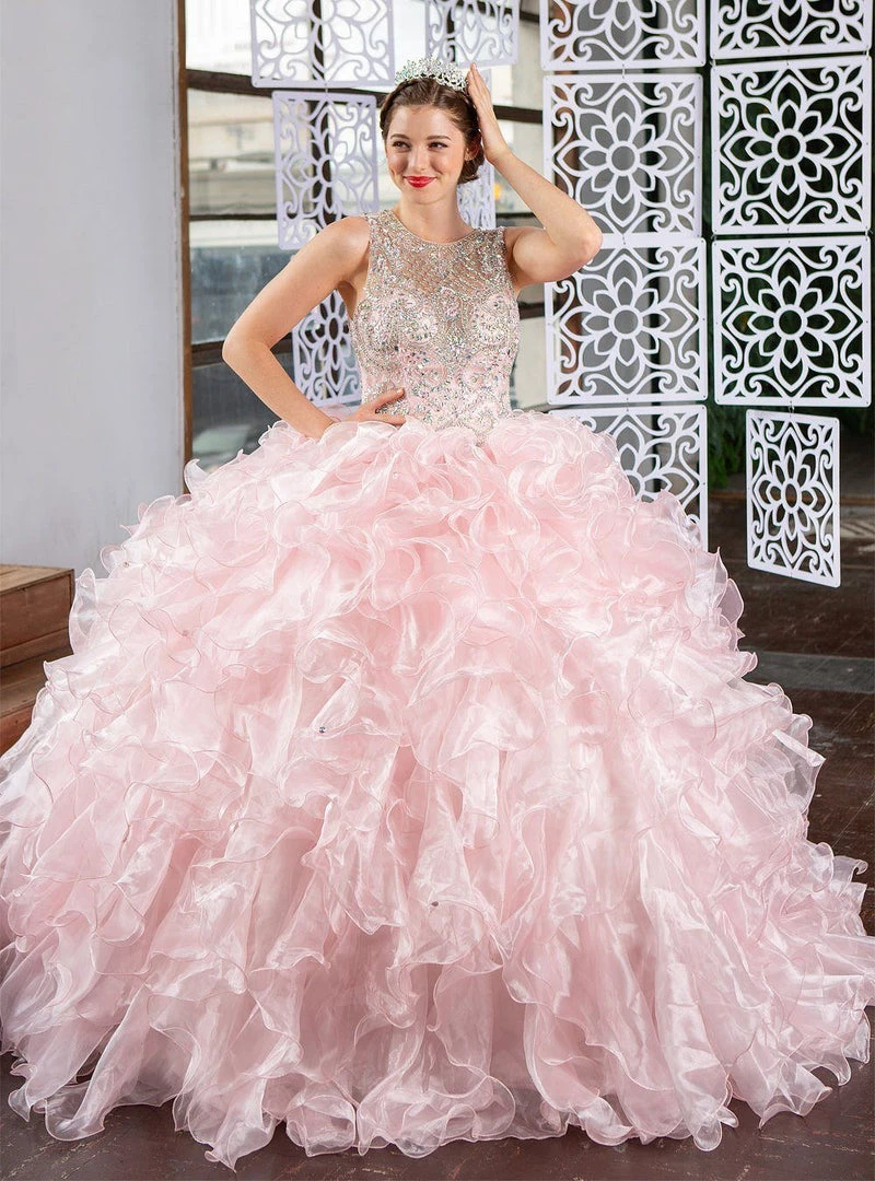 Calla Collection Quinceañera Ruffled Sleeveless Quinceanera Dress By Calla KY71212X 8 Calla Collection Quinceañera Ruffled Sleeveless Quinceanera Dress By Calla KY71212X
