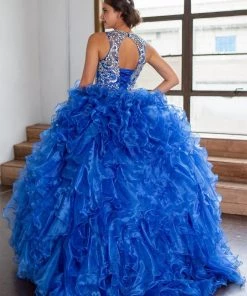 Calla Collection Quinceañera Ruffled Sleeveless Quinceanera Dress By Calla KY71212X