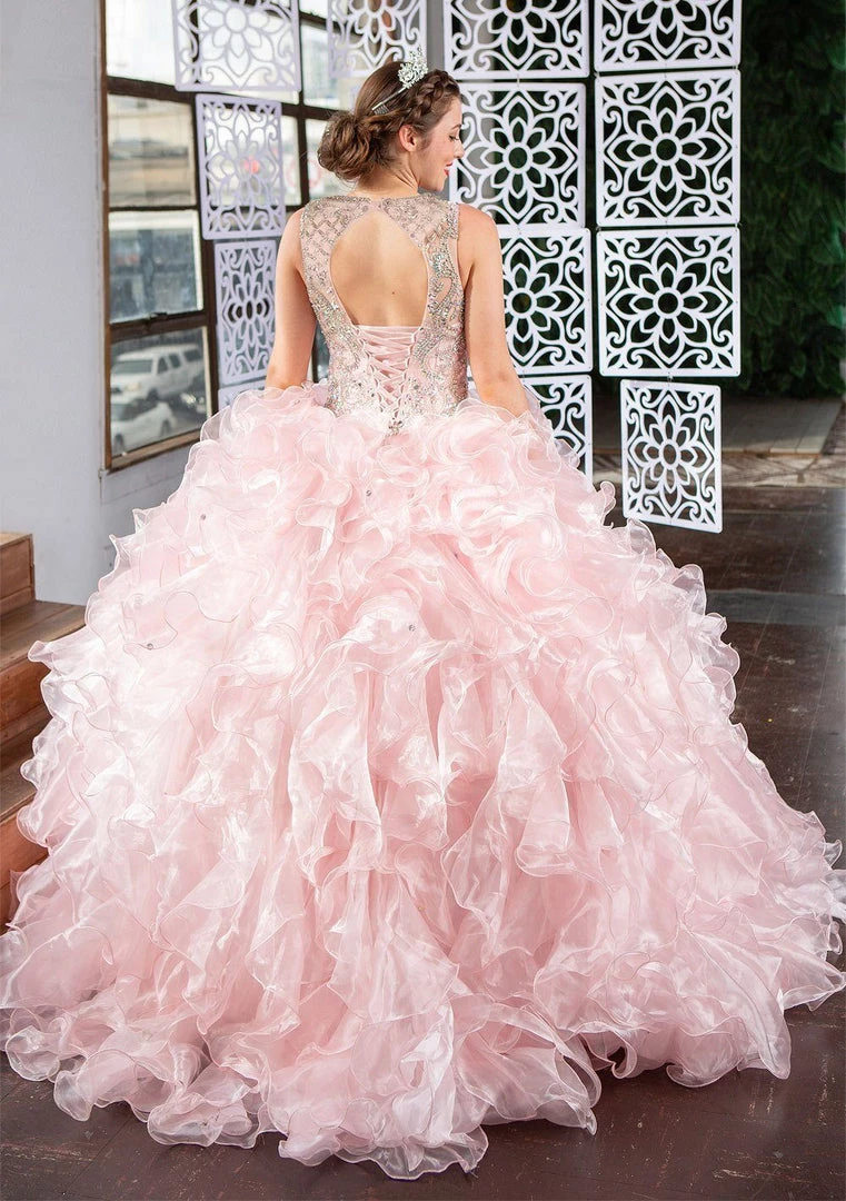 Calla Collection Quinceañera Ruffled Sleeveless Quinceanera Dress By Calla KY71212X 9 Calla Collection Quinceañera Ruffled Sleeveless Quinceanera Dress By Calla KY71212X