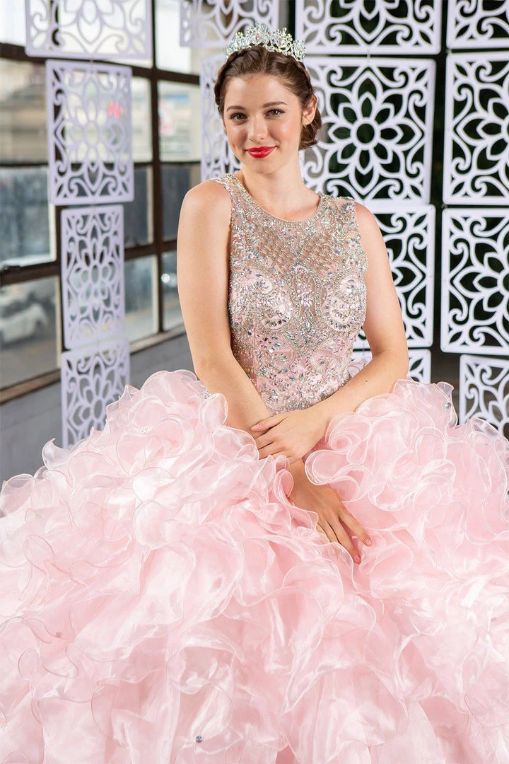 Calla Collection Quinceañera Ruffled Sleeveless Quinceanera Dress By Calla KY71212X 10 Calla Collection Quinceañera Ruffled Sleeveless Quinceanera Dress By Calla KY71212X