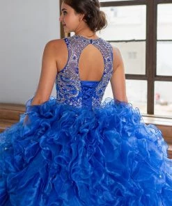 Calla Collection Quinceañera Ruffled Sleeveless Quinceanera Dress By Calla KY71212X 16 Calla Collection Quinceañera Ruffled Sleeveless Quinceanera Dress By Calla KY71212X