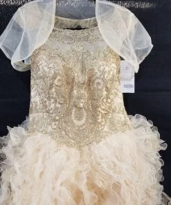 Quinceañera Ruffled Sleeveless Quinceanera Dress By House Of Wu 26835