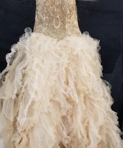 Quinceañera Ruffled Sleeveless Quinceanera Dress By House Of Wu 26835