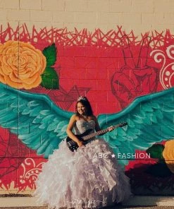 Ruffled Strapless Quinceanera Dress By House Of Wu 26833