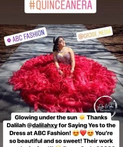 Ruffled Strapless Quinceanera Dress By House Of Wu 26833