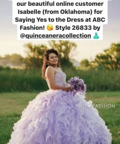 Ruffled Strapless Quinceanera Dress By House Of Wu 26833