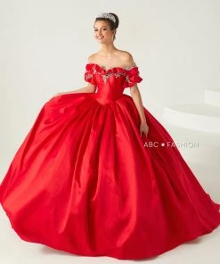House Of Wu Fiesta Gowns Satin Quinceanera Dress By Fiesta Gowns 56433 Quinceañera