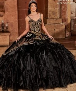 Mary's Bridal Sequin Charro Quinceanera Dress By Alta Couture MQ3070 Quinceañera