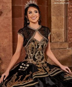 Mary's Bridal Sequin Charro Quinceanera Dress By Alta Couture MQ3070 Quinceañera