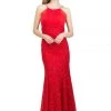 Starbox Prom Sequin Lace Halter Mermaid Gown By Star Box 6331