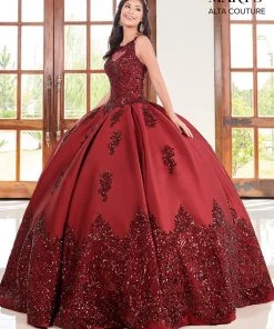 Mary's Bridal Sequin Mikado Quinceanera Dress By Alta Couture MQ3038