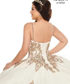 Quinceañera Sequin Sleeveless Quinceanera Dress By Mary's Bridal MQ2125