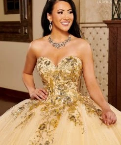 Quinceañera Sequin Strapless Quinceanera Dress By Mary's Bridal MQ2158
