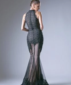 Prom Sexy Long Black Trumpet Dress By Cinderella Divine 496