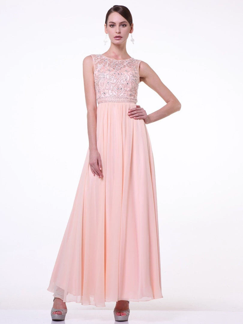 Beaded Long Sleeveless Illusion Dress By Cinderella Divine J710 Prom 6 Beaded Long Sleeveless Illusion Dress By Cinderella Divine J710 Prom