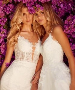 Sheer Lace Corset Bodice Short Dress By Nox Anabel R700 Prom