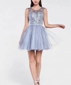 Prom Short A-line Glitter Dress By Cinderella Divine CD20 27 Prom Short A-line Glitter Dress By Cinderella Divine CD20