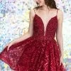 Short Deep Sweetheart Glitter Dress By Calla Collection Prom 1 Short Deep Sweetheart Glitter Dress By Calla Collection Prom