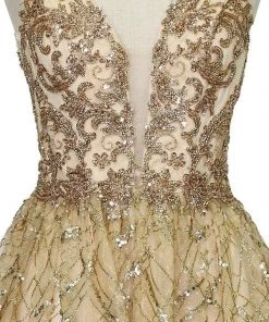 Short Deep Sweetheart Glitter Dress By Calla Collection Prom