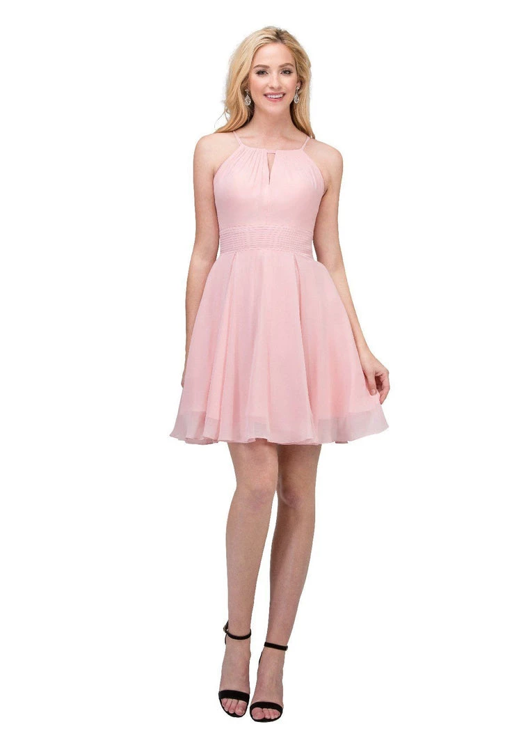 Short Halter Dress With Keyhole Neckline By Star Box 17293 Prom 5 Short Halter Dress With Keyhole Neckline By Star Box 17293 Prom