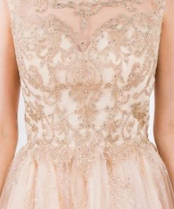 Short Illusion Glitter Print Dress By Elizabeth K GS1964 25 Short Illusion Glitter Print Dress By Elizabeth K GS1964