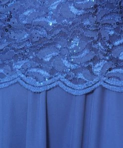 Bridesmaid Dresses Short Lace Bodice Dress With 3/4 Sleeves By Celavie 6426S 17 Bridesmaid Dresses Short Lace Bodice Dress With 3/4 Sleeves By Celavie 6426S