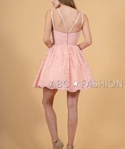 Short Lace Dress With Scalloped Hemline By Elizabeth K GS1602 15 Short Lace Dress With Scalloped Hemline By Elizabeth K GS1602