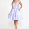 Short Mikado Sweetheart Dress By Poly USA 8420 Prom