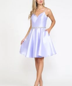 Short Mikado Sweetheart Dress By Poly USA 8420 Prom