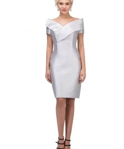 Short Off The Shoulder Dress With Short Sleeves By Star Box 17281